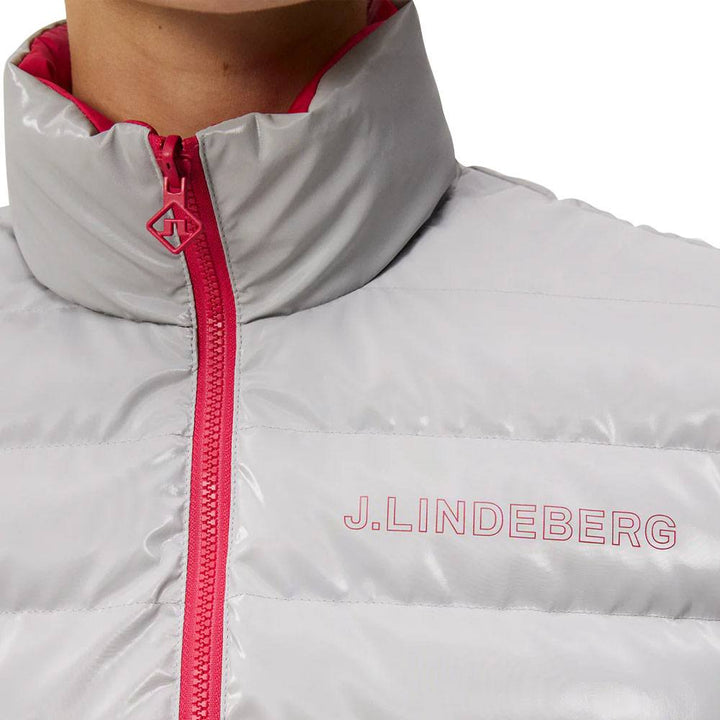 J.Lindeberg Isla Reversible Golf Vest Silver - FW23 Women