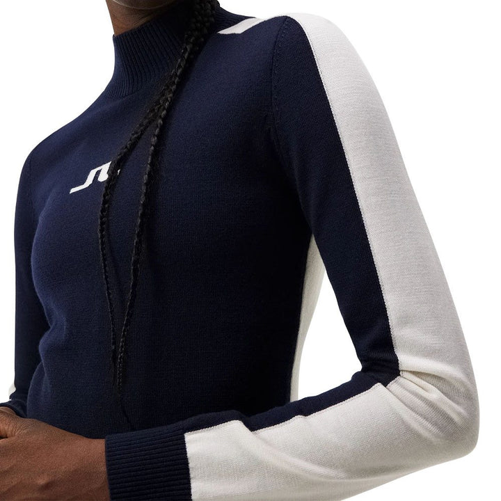 J.Lindeberg Adeline Knitted Golf Sweater JL Navy - FW23 Women