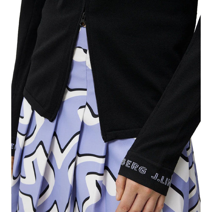 J.Lindeberg Almaida Knitted Golf Sweater Black - FW23 Women