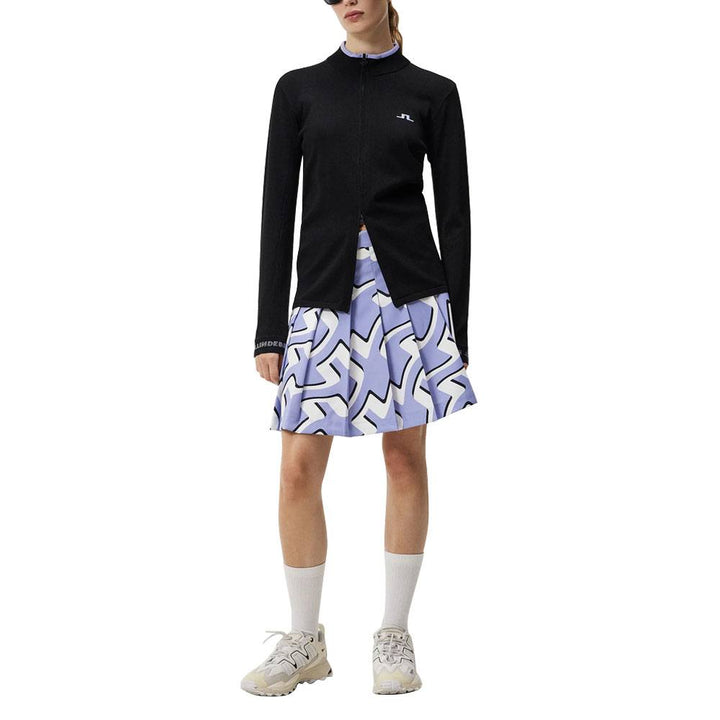 J.Lindeberg Almaida Knitted Golf Sweater Black - FW23 Women