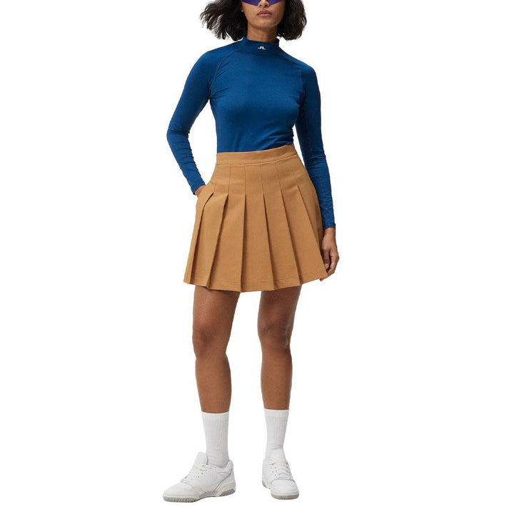 J.Lindeberg Asa Soft Compression Top Golf Baselayer Estate Blue - FW23 Women
