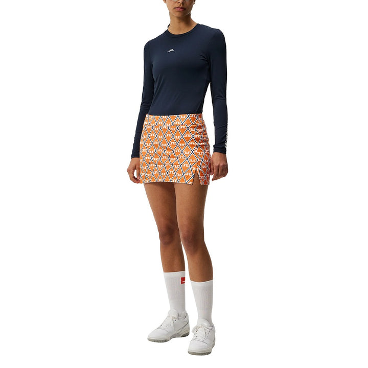 J.Lindeberg Tekla Crew Neck Top FW Golf Baselayer JL Navy - 23 Women