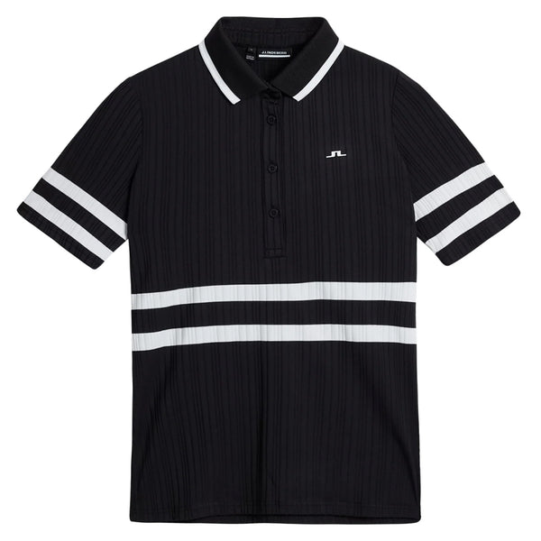 J.Lindeberg Moira Golf Polo Black - FW23 Women