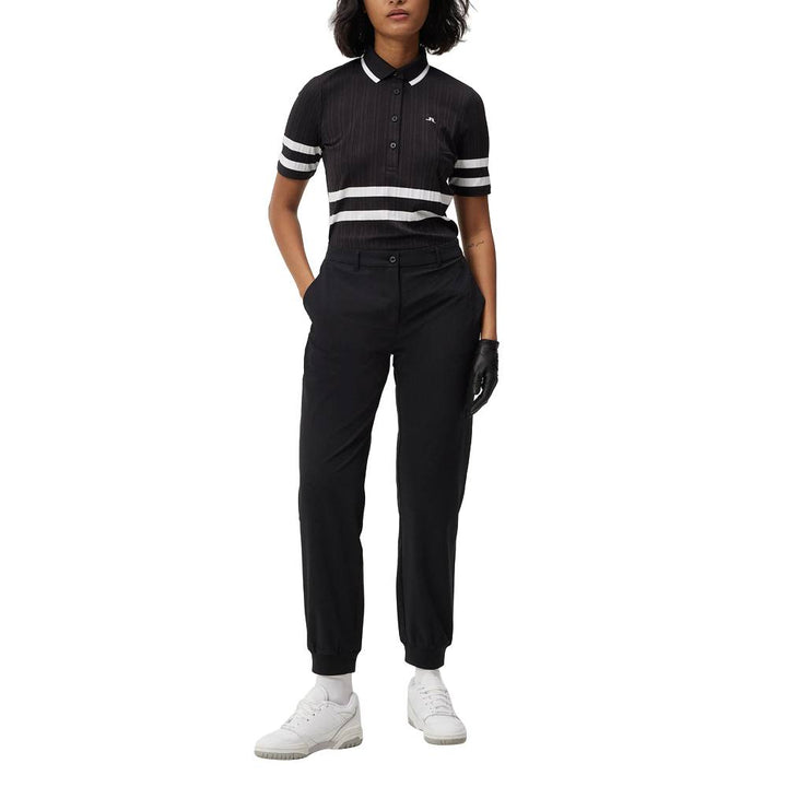 J.Lindeberg Moira Golf Polo Black - FW23 Women