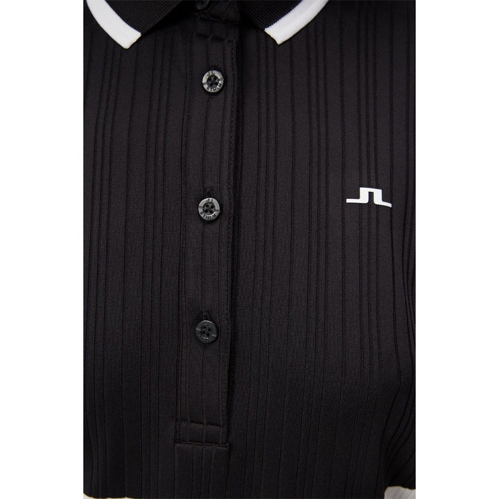 J.Lindeberg Moira Golf Polo Black - FW23 Women