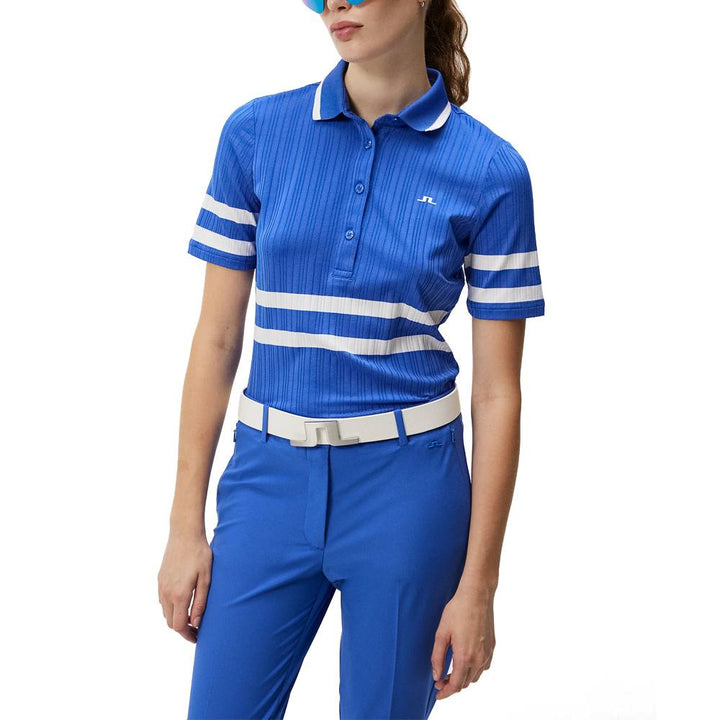 J.Lindeberg Moira Golf Polo Dazzling Blue - FW23 Women