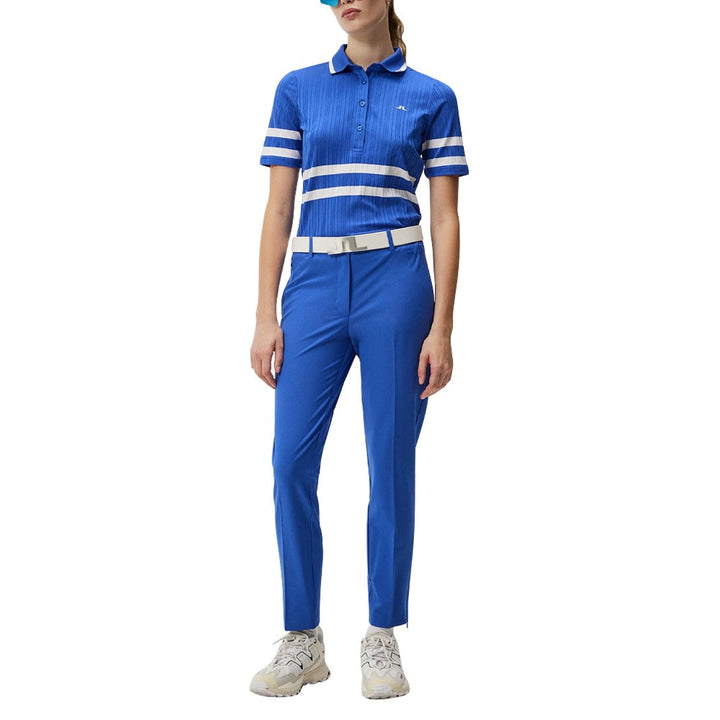 J.Lindeberg Moira Golf Polo Dazzling Blue - FW23 Women