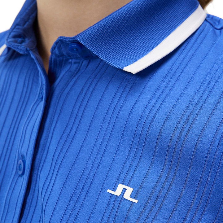 J.Lindeberg Moira Golf Polo Dazzling Blue - FW23 Women