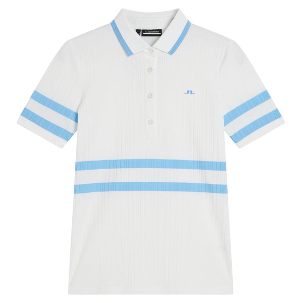 J.Lindeberg Moira Golf Polo White - FW23 Women