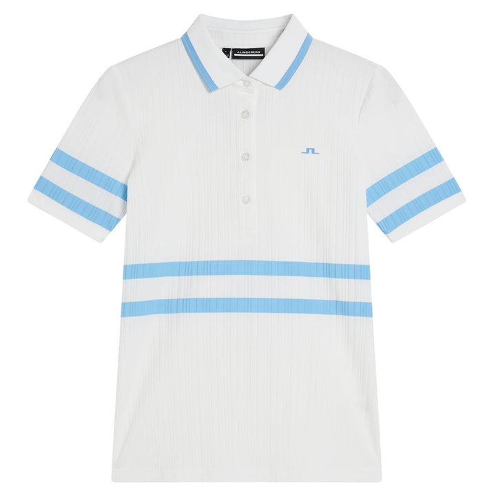 J.Lindeberg Moira Golf Polo White - FW23 Women