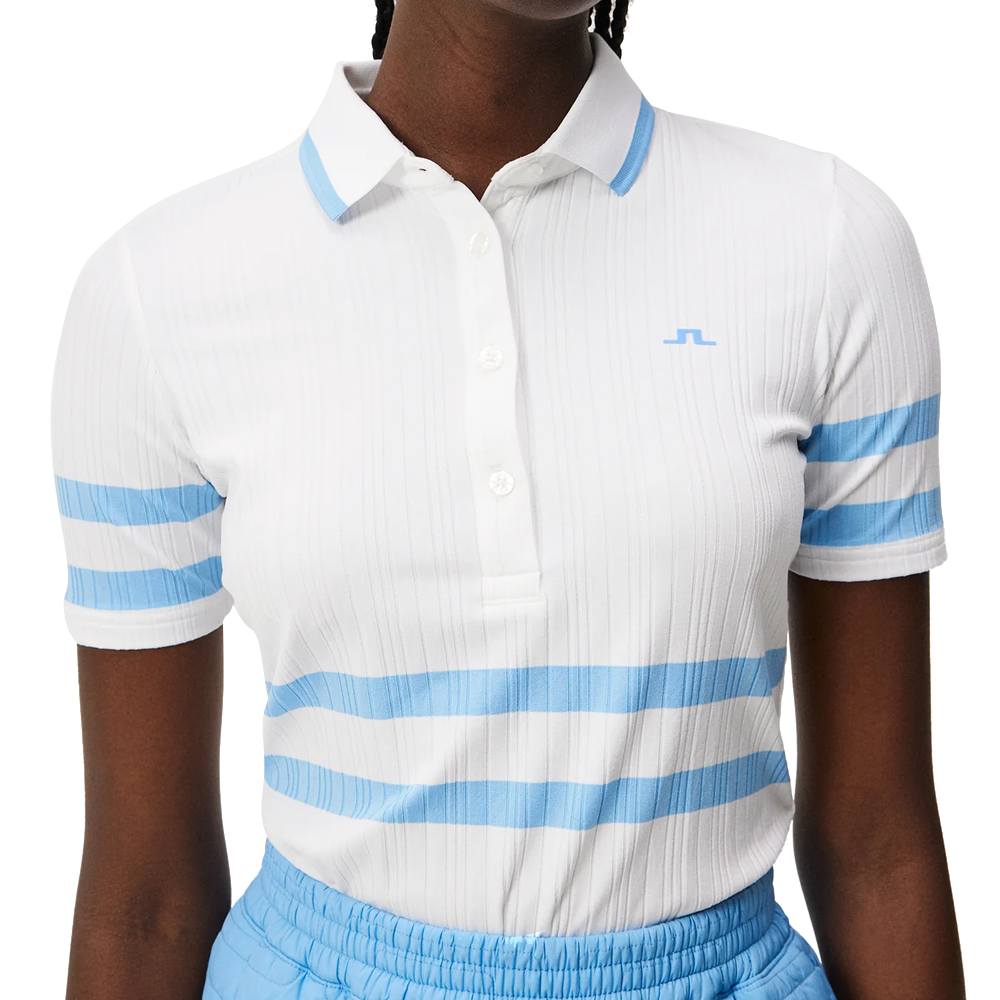J.Lindeberg Moira Golf Polo White - FW23 Women