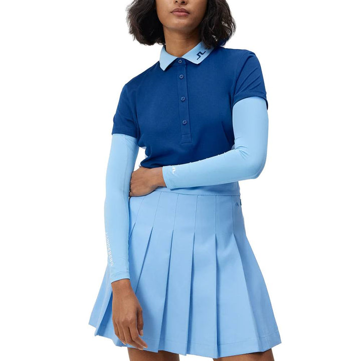 J.Lindeberg Jennie Golf Polo Estate Blue - FW23 Women