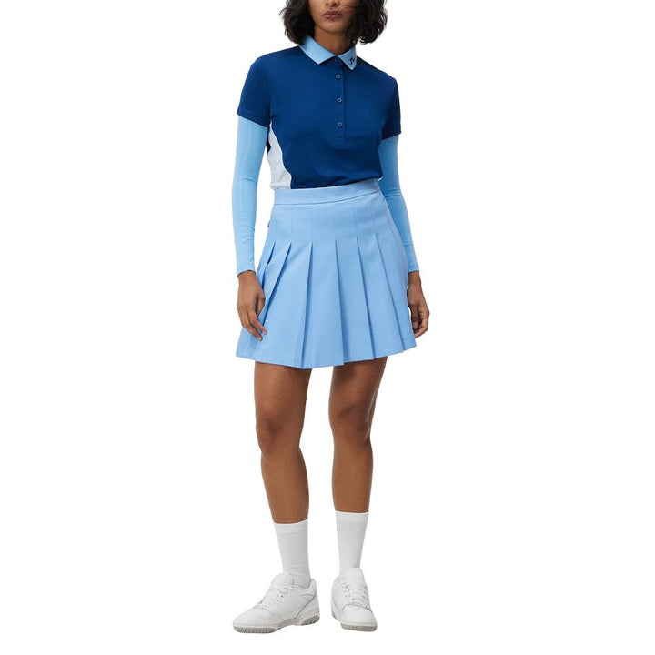 J.Lindeberg Jennie Golf Polo Estate Blue - FW23 Women