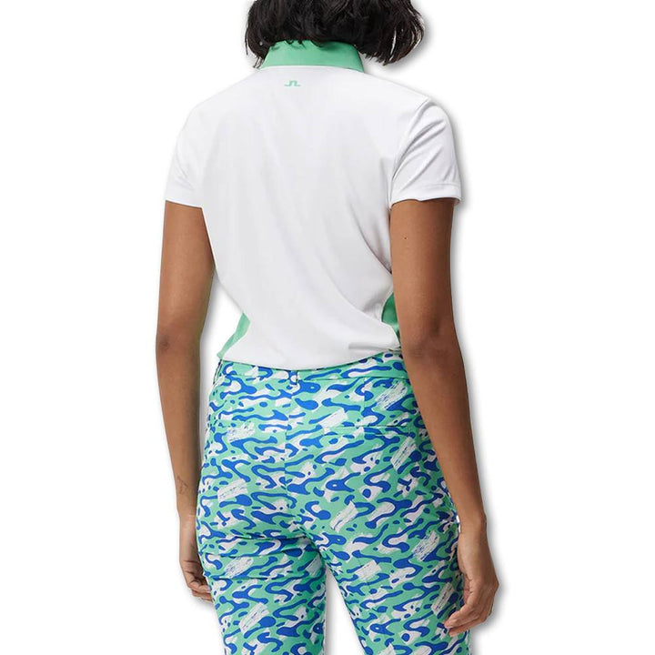 J.Lindeberg Jennie Golf Polo White - FW23 Women