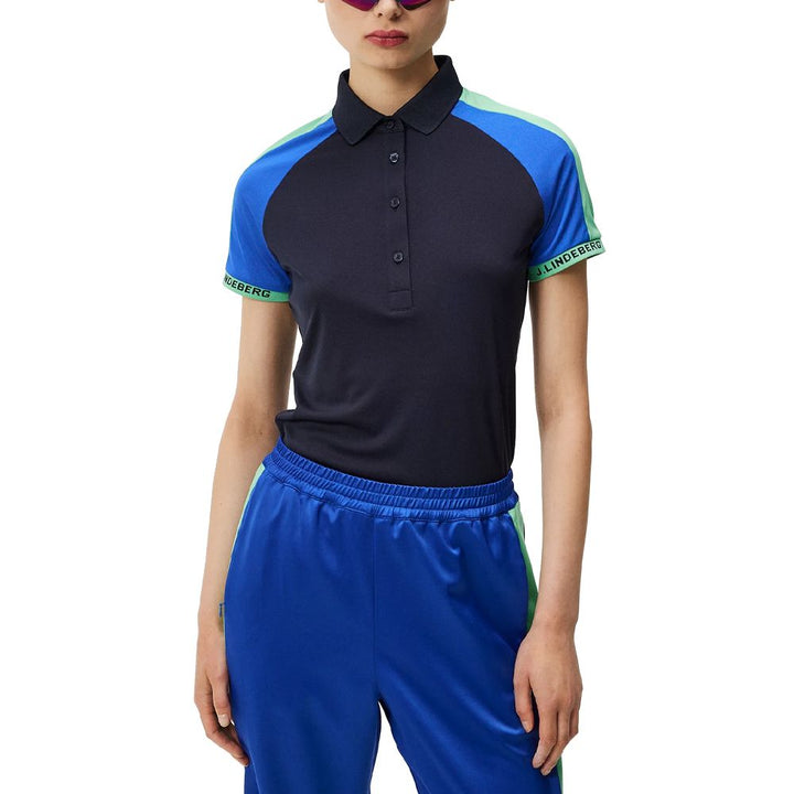 J.Lindeberg Perinne Golf Polo JL Navy - FW23 Women