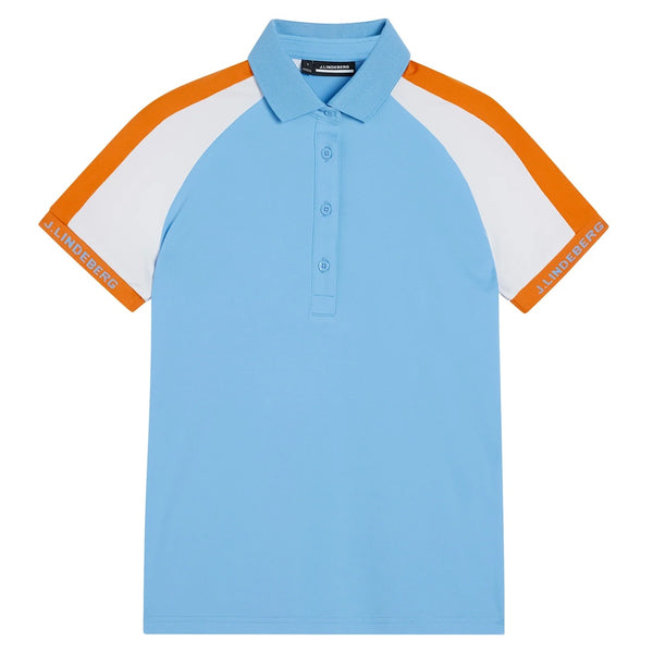 J.Lindeberg Perinne Golf Polo Little Boy Blue - FW23 Women