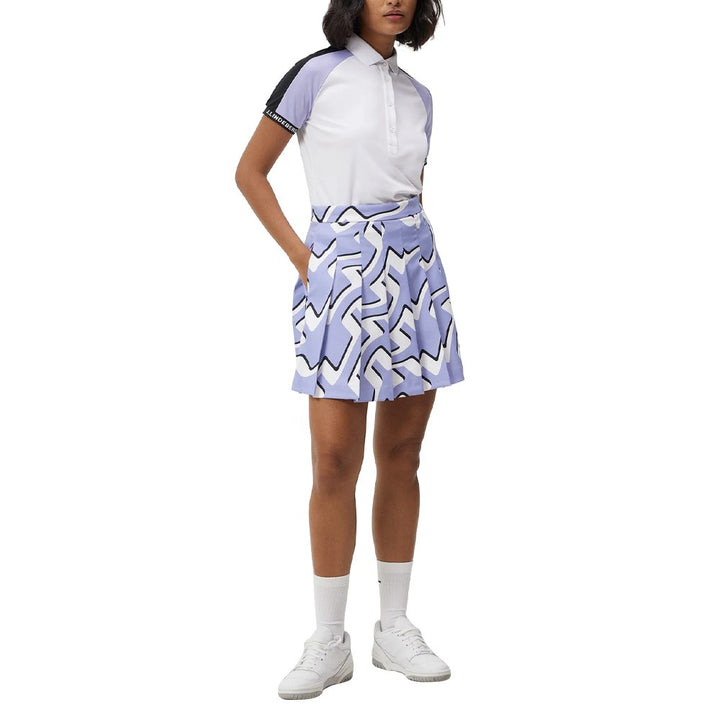 J.Lindeberg Perinne Golf Polo White - FW23 Women