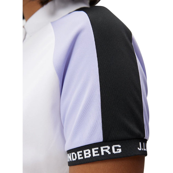 J.Lindeberg Perinne Golf Polo White - FW23 Women