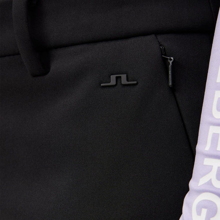 J.Lindeberg Lei Bonded Fleece Golf Pants Black - FW23 Women
