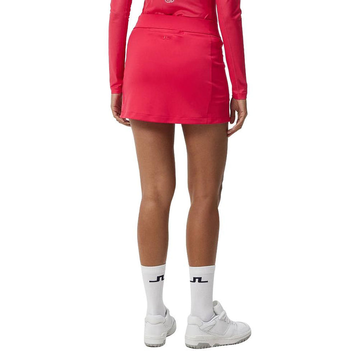 J.Lindeberg Amelie Golf Skirt Rose Red - FW23 Women