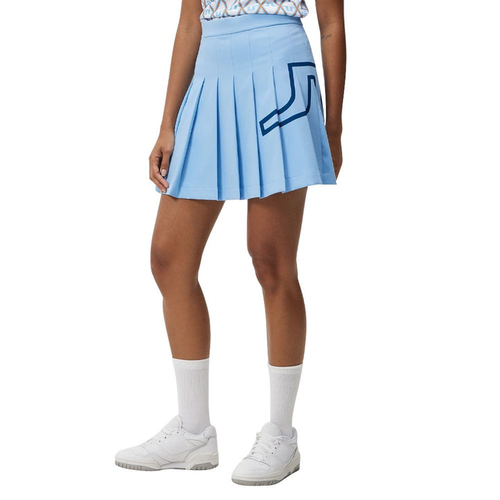 J.Lindeberg Naomi Golf Skirt Little Boy Blue - FW23 Women