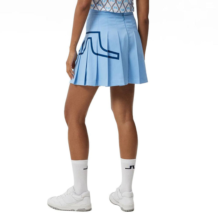 J.Lindeberg Naomi Golf Skirt Little Boy Blue - FW23 Women