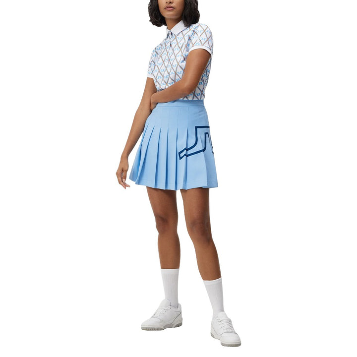 J.Lindeberg Naomi Golf Skirt Little Boy Blue - FW23 Women