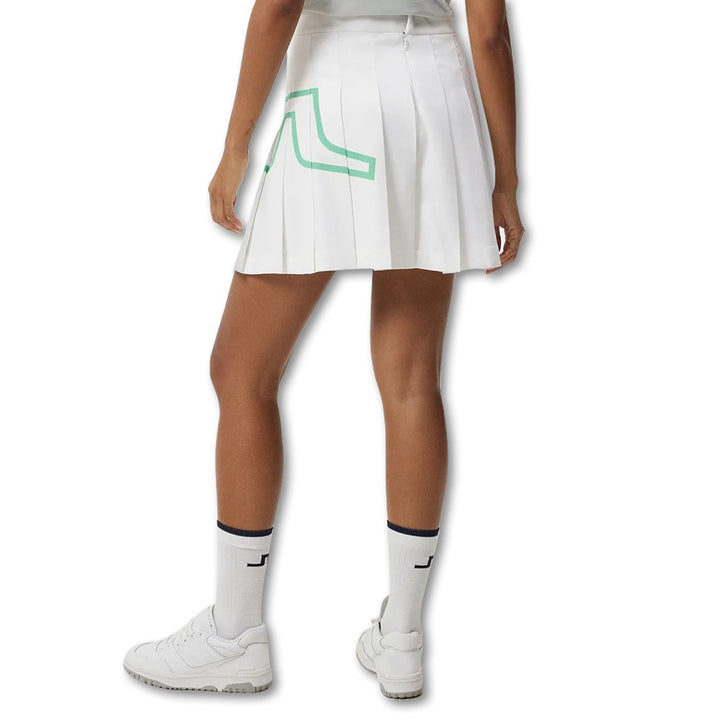 J.Lindeberg Naomi Golf Skirt White - FW23 Women