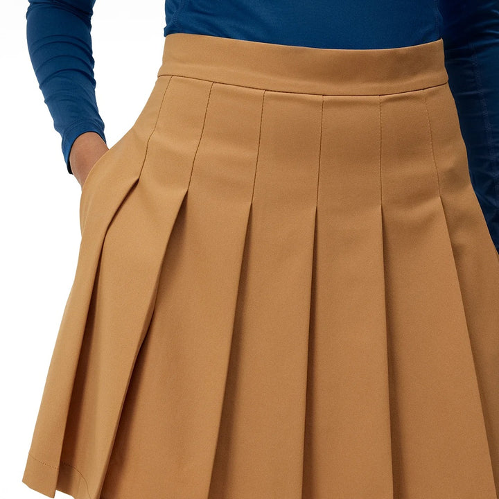 J.Lindeberg Adina Golf Skirt Chipmunk - FW23 Women