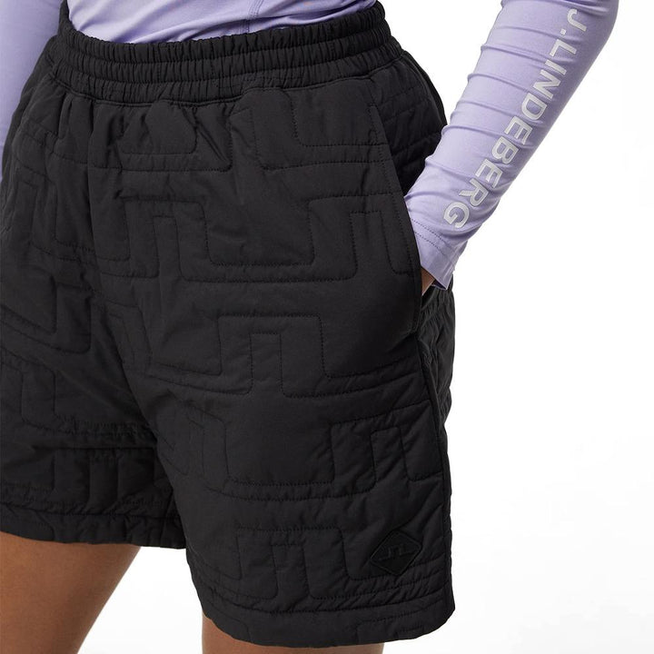 J.Lindeberg Blossom Padded Golf Shorts Black - 23 Women