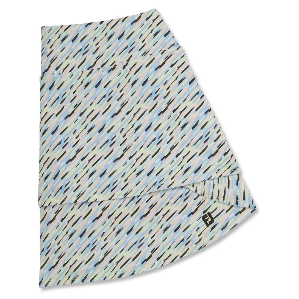 FootJoy Performance Layered Golf Skort Black Multi-Color Print - SS23 Women