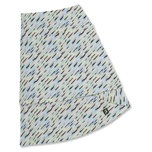 FootJoy Performance Layered Golf Skort Black Multi-Color Print - SS23 Women