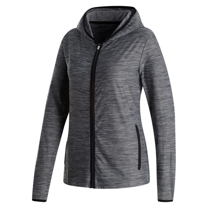 FootJoy Full-Zip Spacedye Hoodie Golf Jacket Black - FA23 Women