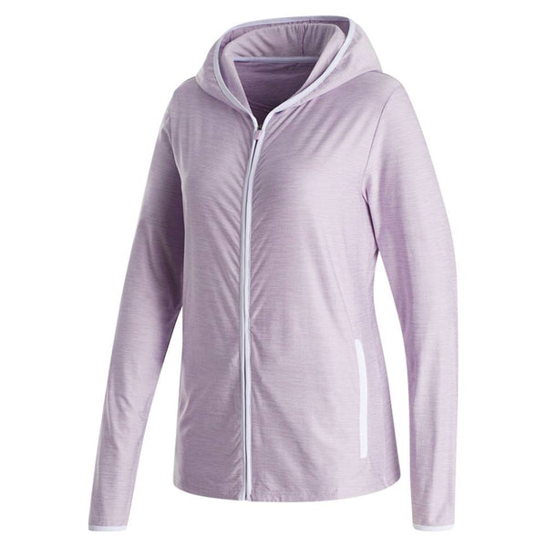 FootJoy Full-Zip Spacedye Hoodie Golf Jacket Purple Cloud - FA23 Women