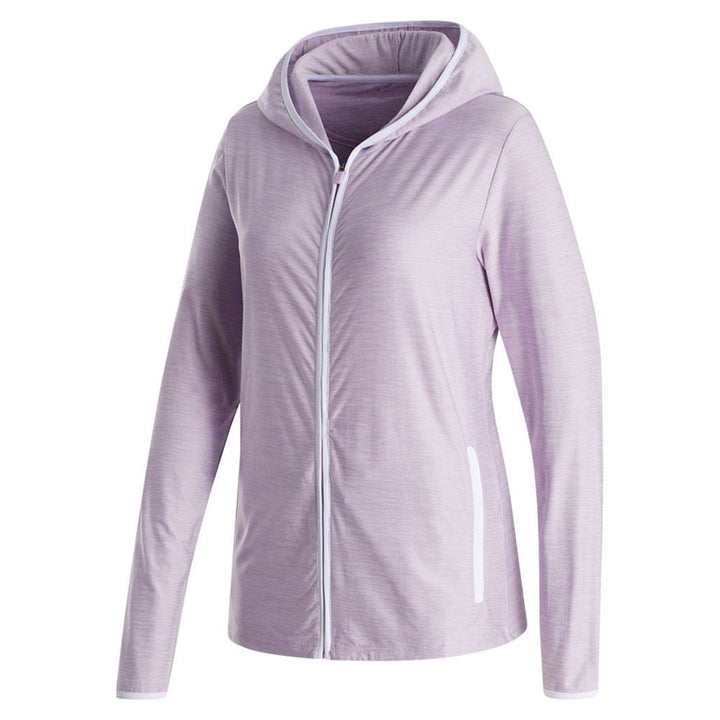 FootJoy Full-Zip Spacedye Hoodie Golf Jacket Purple Cloud - FA23 Women