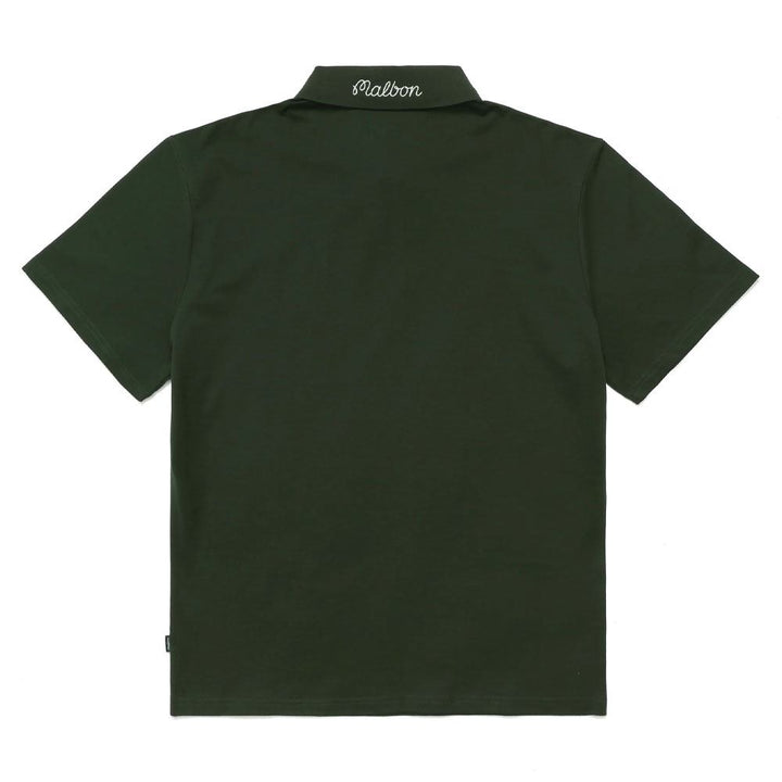 Malbon Tiger Buckets Golf Polo Hunter Green - 23 Men