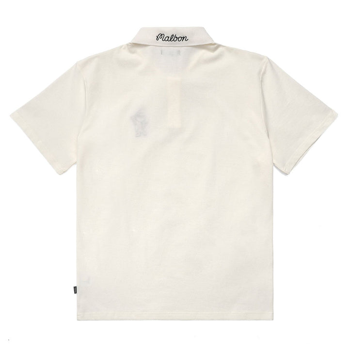 Malbon Tiger Buckets Golf Polo Natural - 23 Men