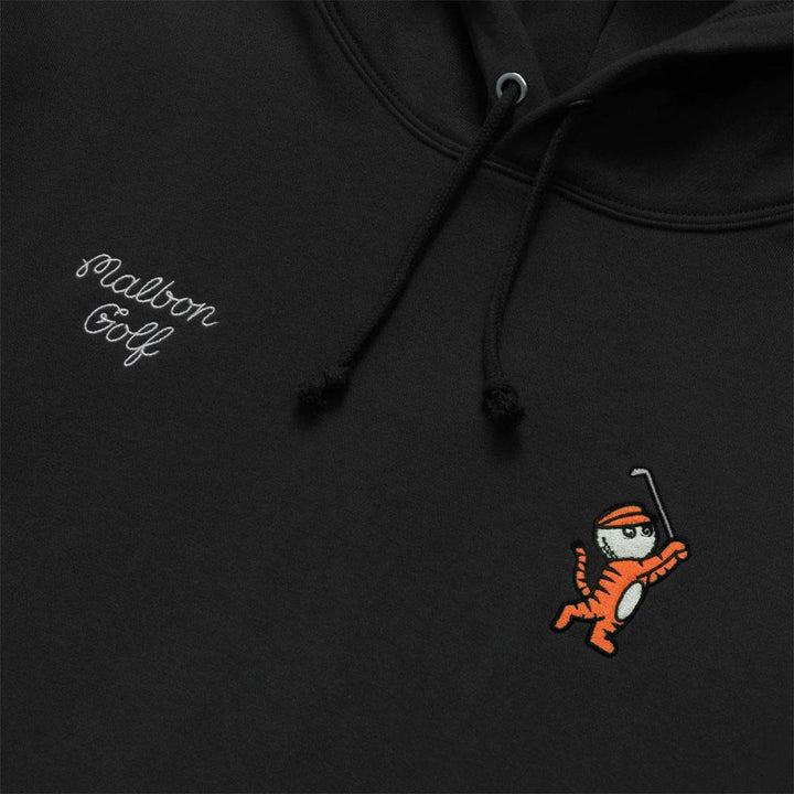 Malbon Tiger Buckets Hoodie Golf Jacket Black - 23 Men