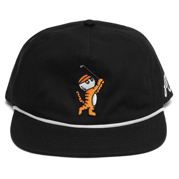 Malbon Tiger Buckets Snapback Golf Cap Black - 23 Men