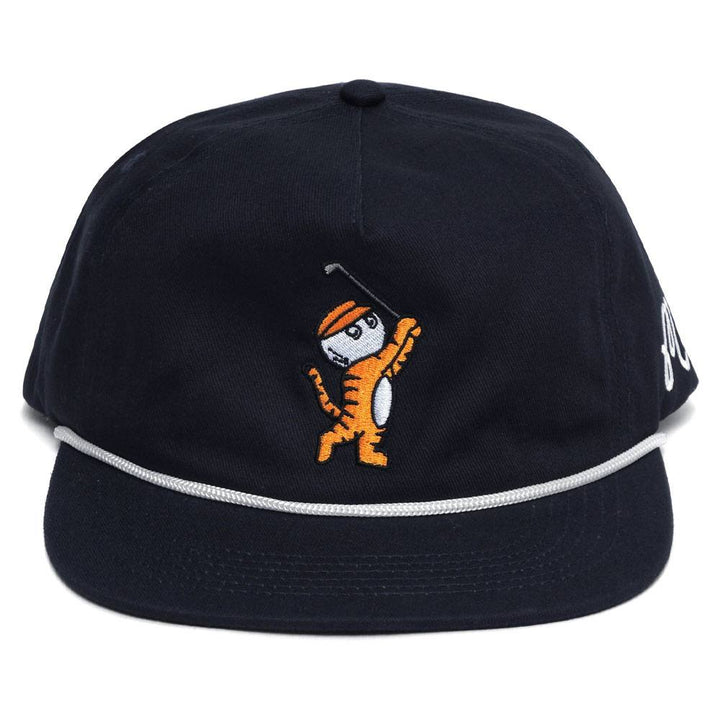 Malbon Tiger Buckets Snapback Golf Cap Navy - 23 Men