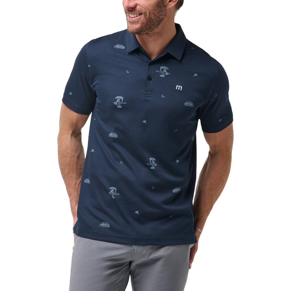 TravisMathew Beach Creature Golf Polo Total Eclipse - SS24 Men