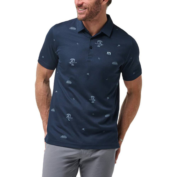 TravisMathew Beach Creature Golf Polo Total Eclipse - SS24 Men