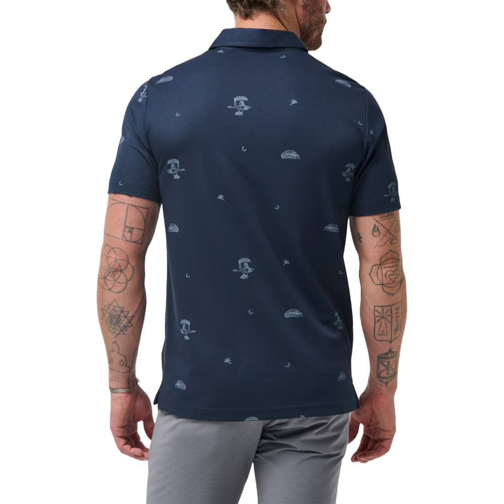 TravisMathew Beach Creature Golf Polo Total Eclipse - SS24 Men