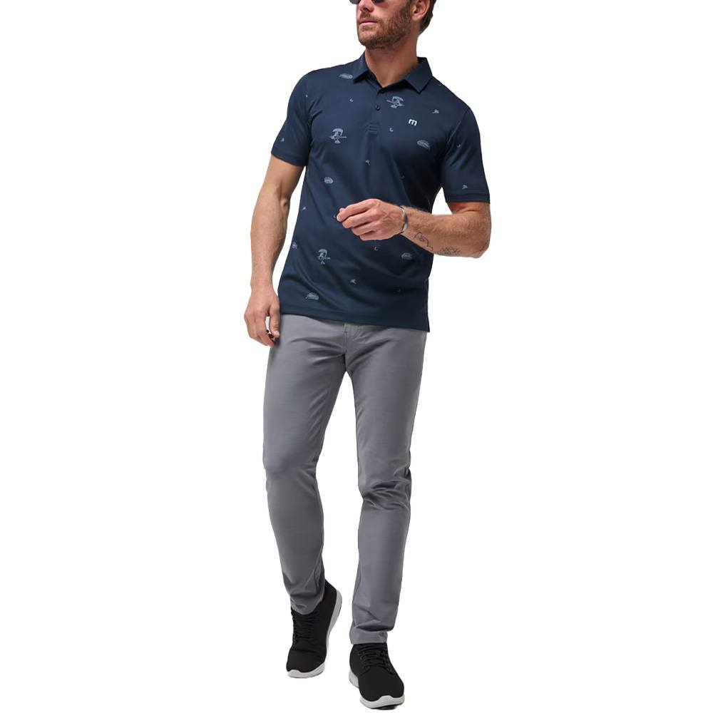 TravisMathew Beach Creature Golf Polo Total Eclipse - SS24 Men