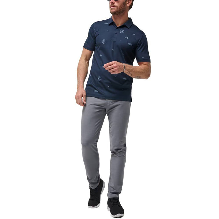 TravisMathew Beach Creature Golf Polo Total Eclipse - SS24 Men