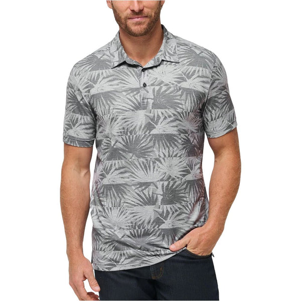 TravisMathew Sign Here Golf Polo Heather Light Gray - SS24 Men