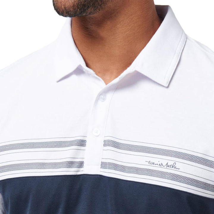 TravisMathew Pali Golf Polo White - SS24 Men