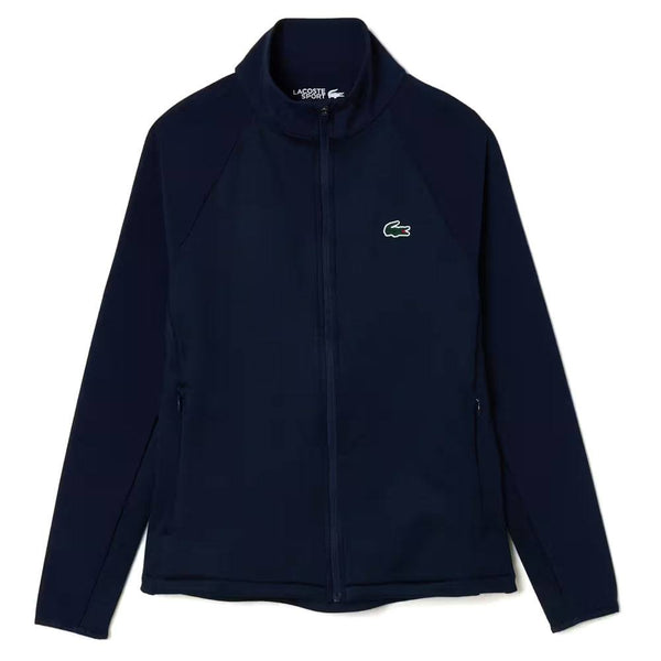 Lacoste Slim Fit Fleece Layering Golf Jacket Navy - FW23 Women