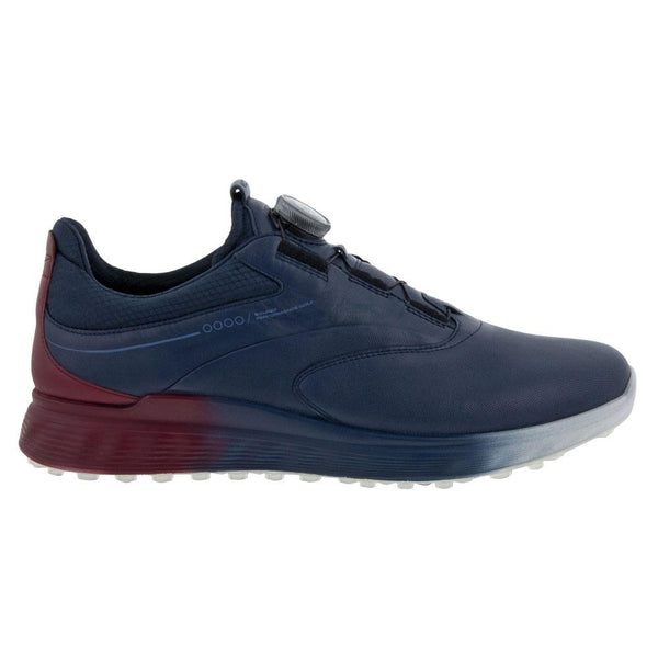 ECCO S-Three GTX BOA Spikeless Golf Shoes Marine/Morillo/Marine - SS23 Men