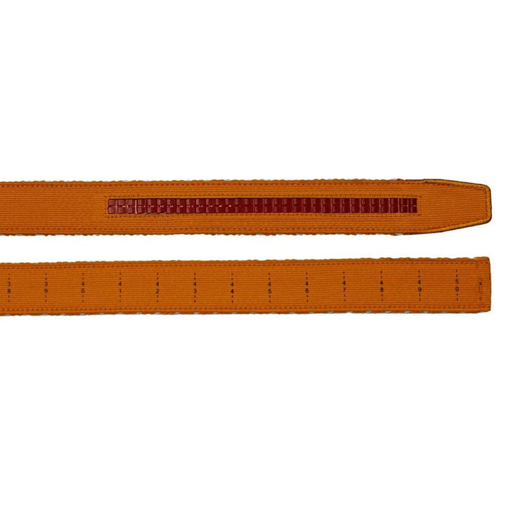 Nexbelt Braided Golf Belt Burnt Orange/White - 23 Men